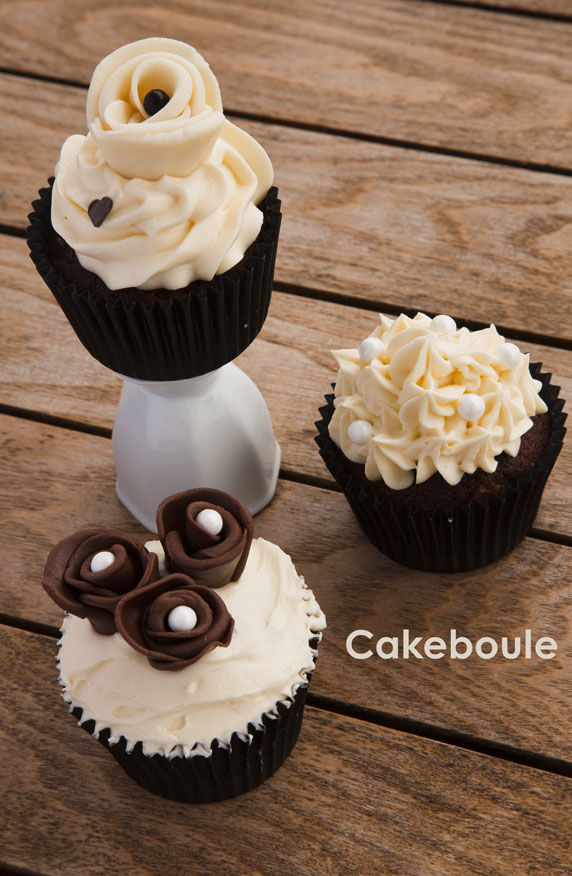 Ginger White Chocolate Cupcakes